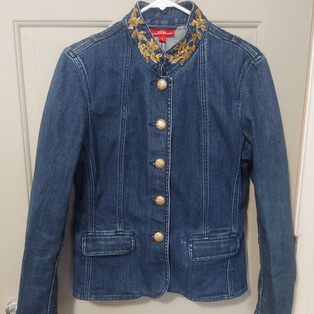 Final Sale! Oscar De la Renta Denim Jacket FIRM